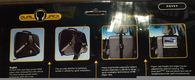 Case Logic Portable In-Car DVD Player Case - photo 4