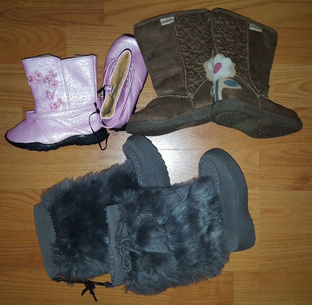 Sizes 4-6 Baby Girl Toddler Shoes and Boots Lot - 5 Pairs - photo 3