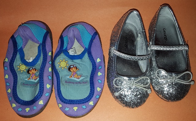 Sizes 4-6 Baby Girl Toddler Shoes and Boots Lot - 5 Pairs - photo 4