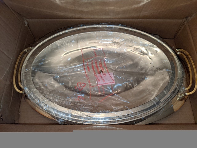 Vintage Silver Plated 3 Quart Oval Baker - photo 3