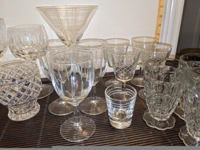 19 Piece Fancy Glasses Lot (Take all for $50) - photo 2