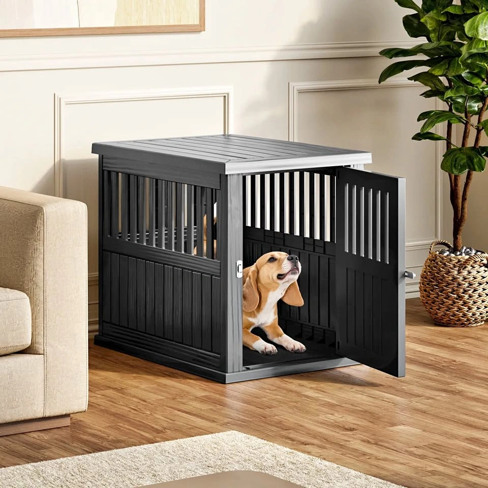 Dog Crate Furniture - Decorative Corner Dog House