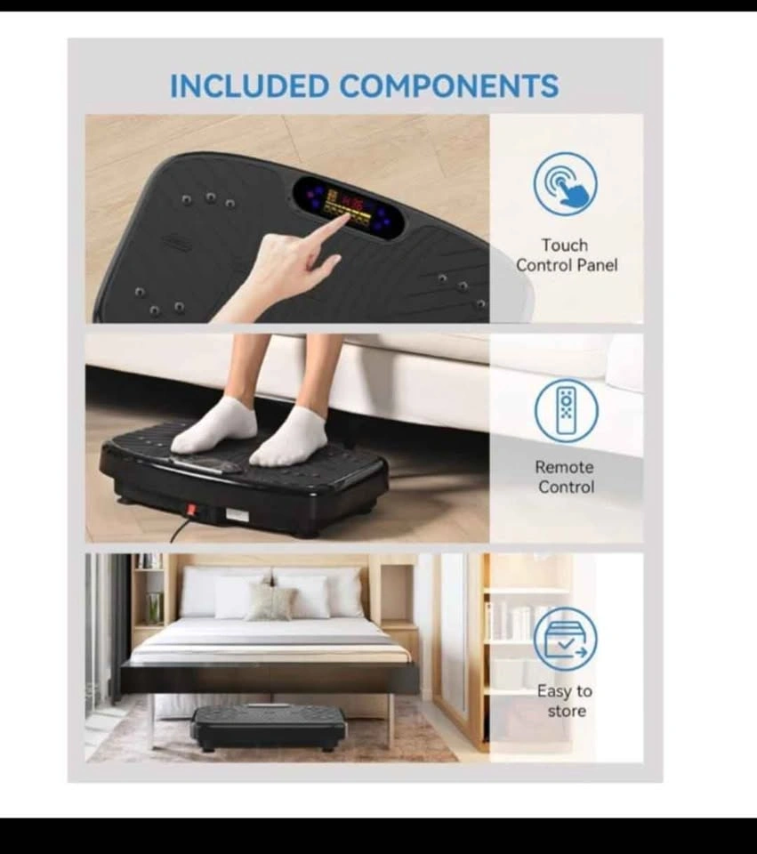 Vibration Plate Exercise Machine with Bluetooth - photo 2