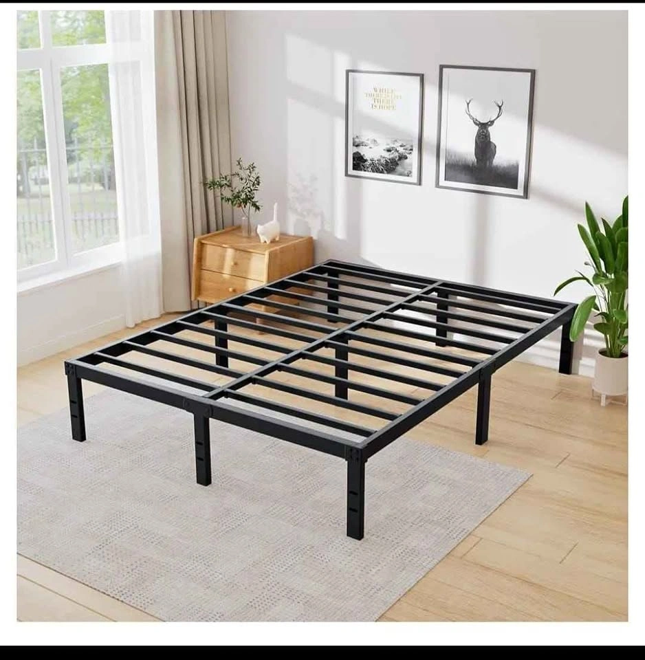 Brand New Queen Metal Bed Frame - 16" Heavy Duty