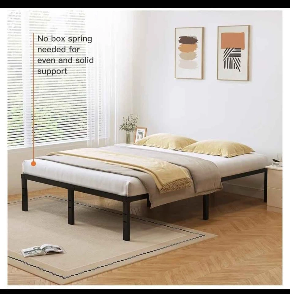 Brand New Queen Metal Bed Frame - 16" Heavy Duty - photo 3