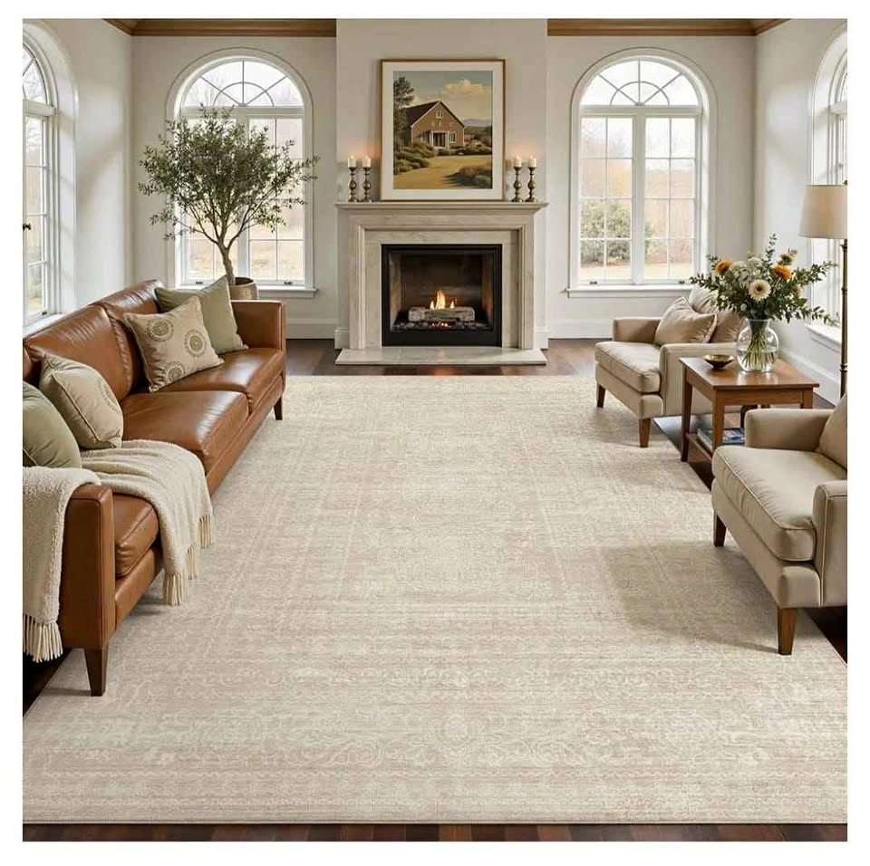 Brand new Neutral 10x14 Area Rugs for Living Room Washable