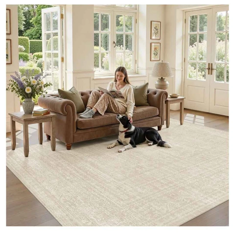 Brand new Neutral 10x14 Area Rugs for Living Room Washable - photo 3