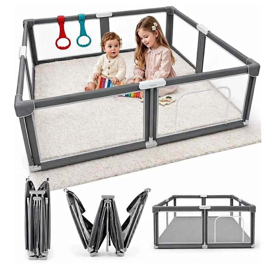 Brand new Foldable Baby Playpen, 59 x 71 in