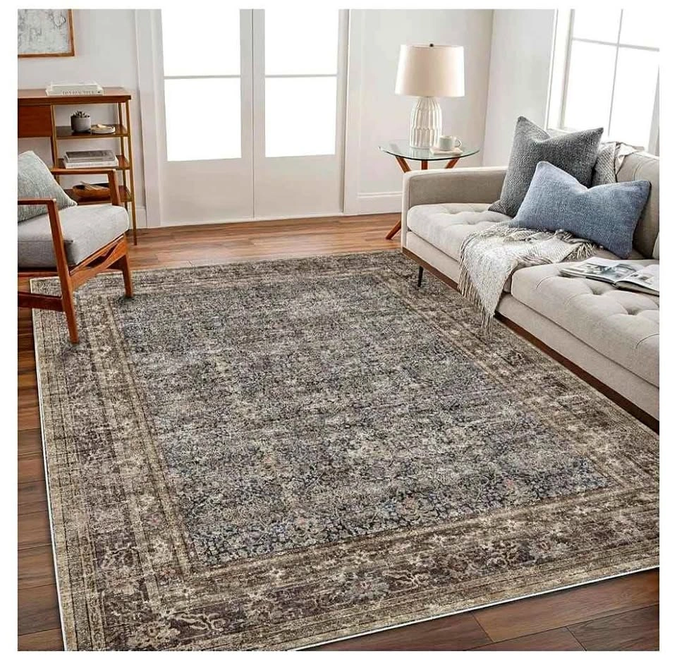 Brand new 6x9 ft Washable Vintage Traditional Area Rug