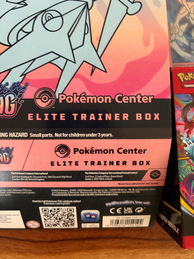 Pokémon Center Chaos Rising Elite Trainer Box Extras - photo 2