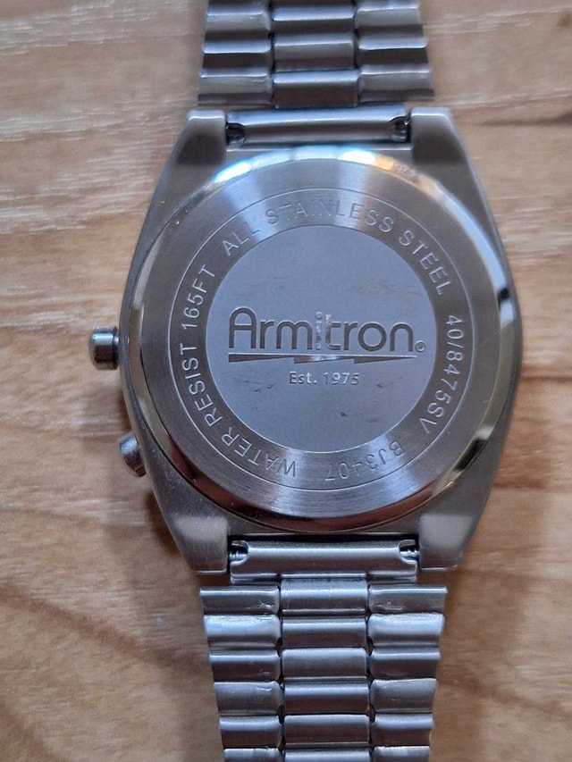 Armitron Griffy Retro LED Watch 40/8475SV - photo 3