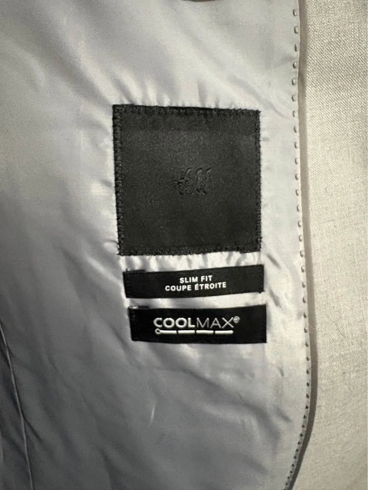 H&M Coolmax Slim Fit Blazer Jacket US 40R - photo 2