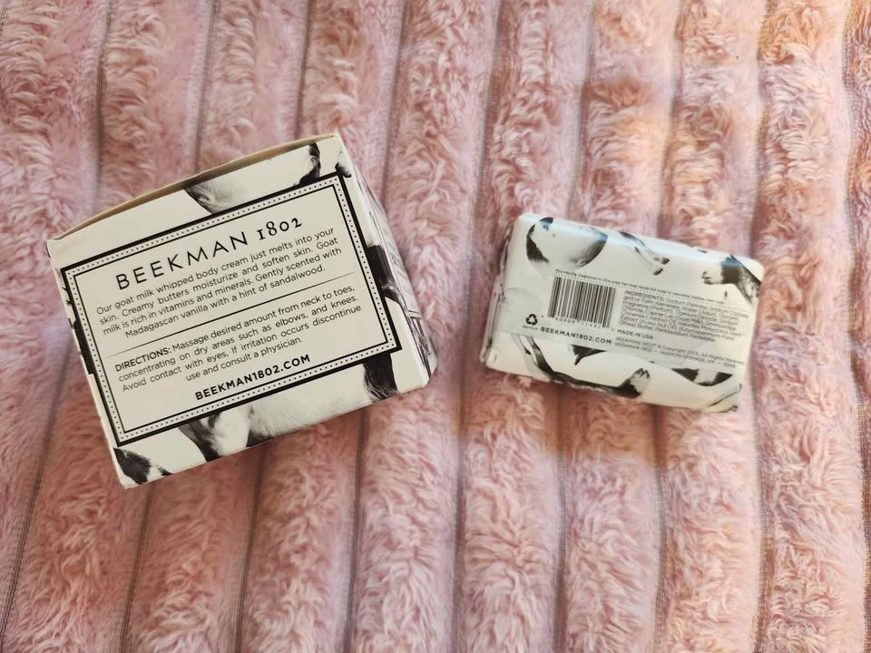 Beekman 1802 Vanilla Absolute Goat Milk Body Cream and Soap Set - photo 2