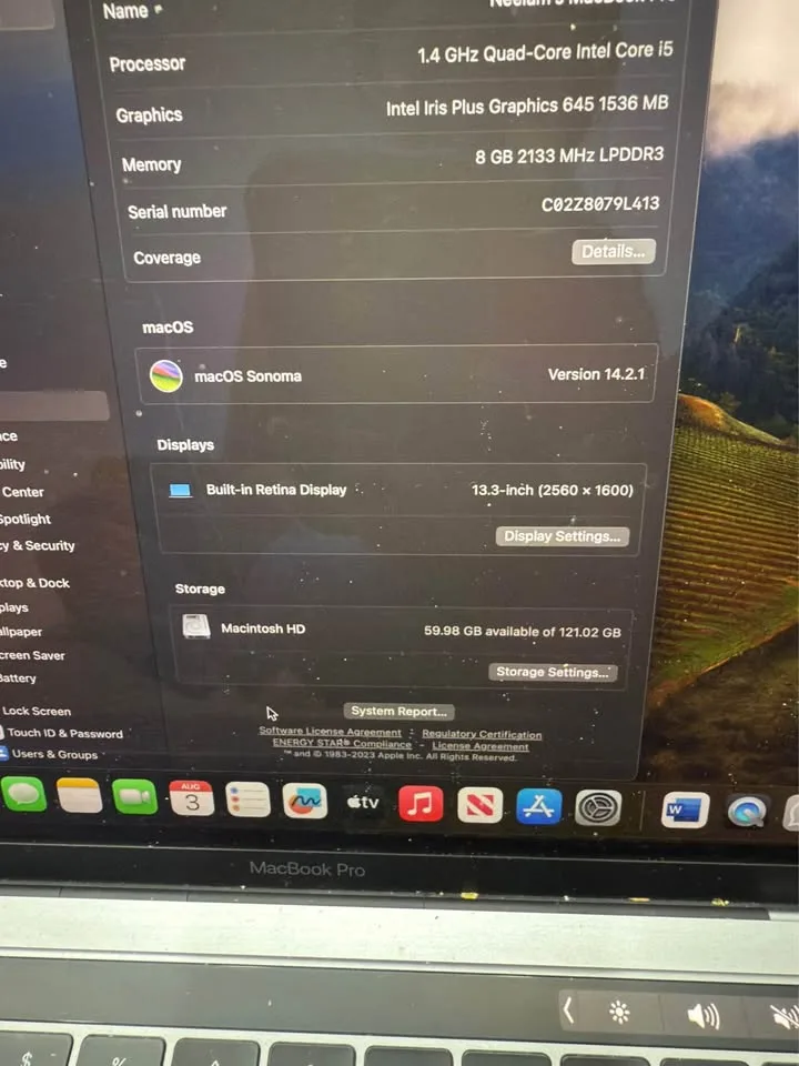 MacBook Pro 13 inch 2019 (Touch bar) image indicator(3)