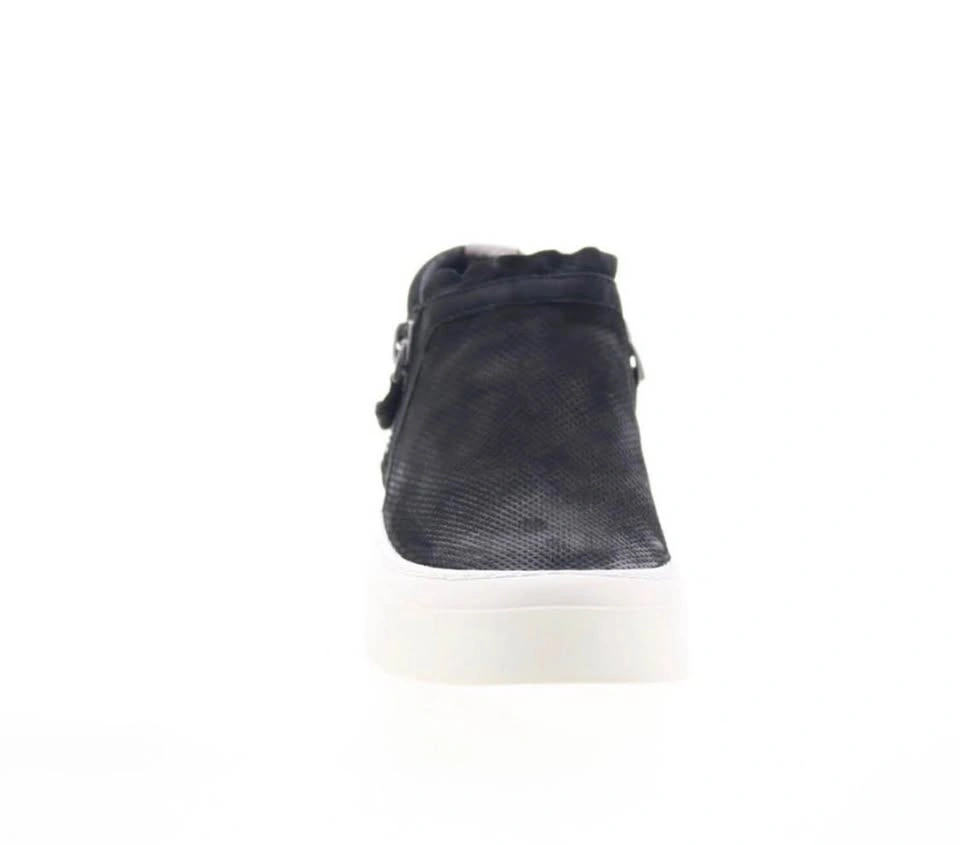 Miz Mooz Arret Women’s Black Leather Zipper Lifestyle Sneakers S - photo 3