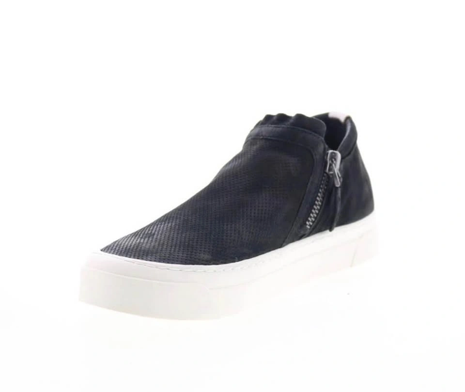 Miz Mooz Arret Women’s Black Leather Zipper Lifestyle Sneakers S - photo 4