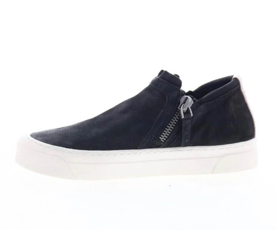 Miz Mooz Arret Women’s Black Leather Zipper Lifestyle Sneakers S - photo 5