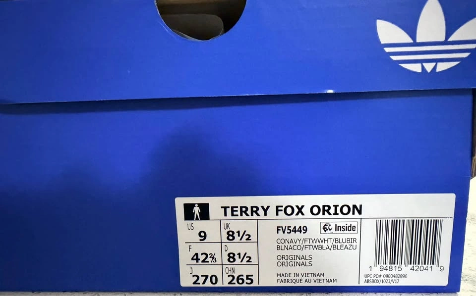 Adidas Orion Terry Fox Shoe - Size 9 - photo 2