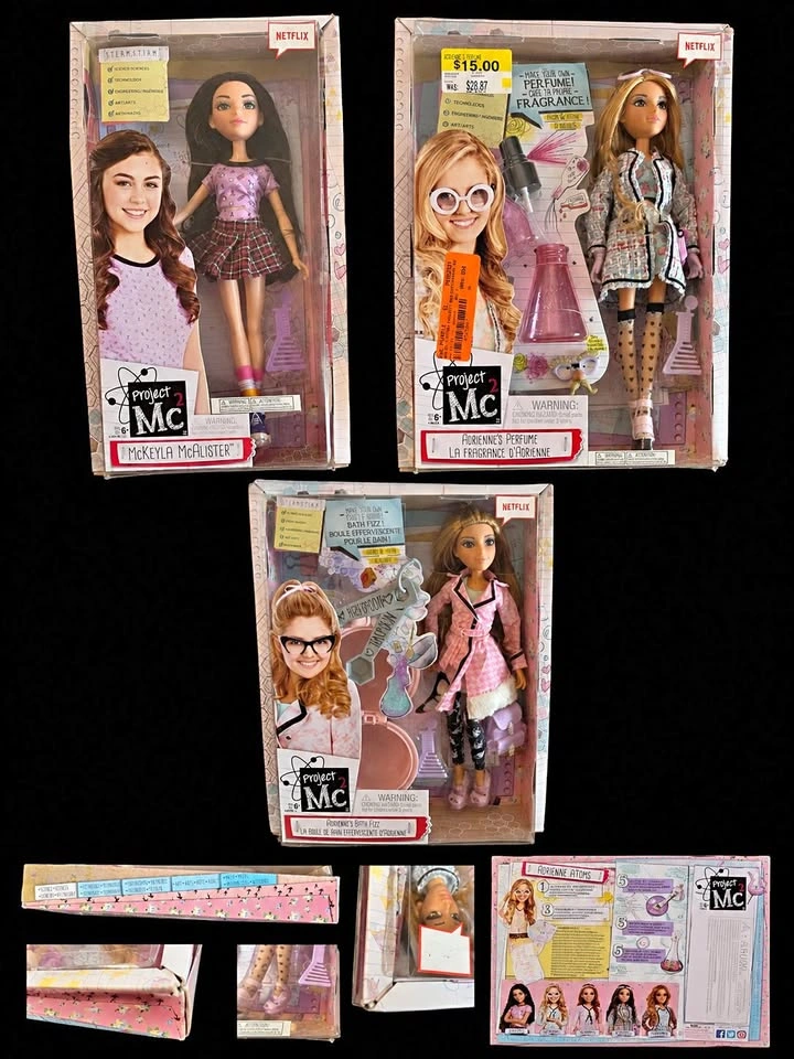 Project Mc2 Dolls Lot of 3 – McKeyla, Adrienne's Perfume & Bath