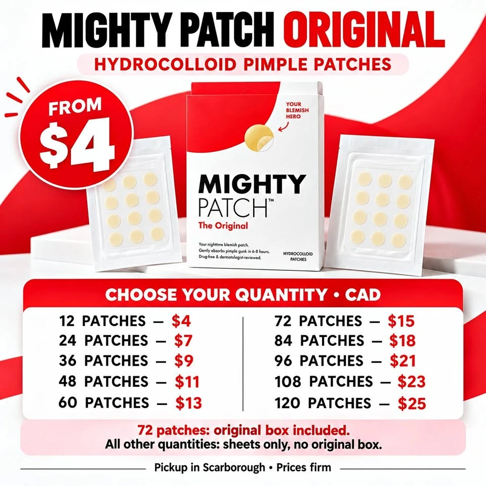 Mighty Patch Original Pimple Patches — From $4 | 12–120 Patches