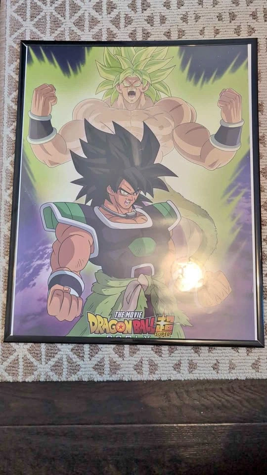 Dragon Ball Super: Broly Framed Movie Poster
