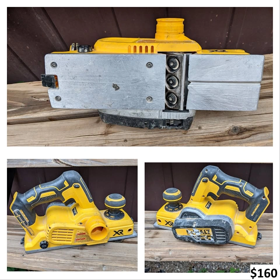 $150 DeWalt XR Brushless 20V Max Hand Planer