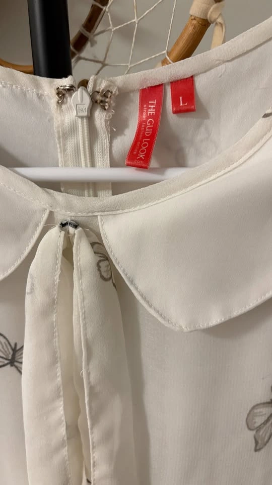 Women's White Fit & Flare Dress - photo 3