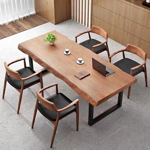 Solid Wood Desk 47in – Computer Desk / Small Dining