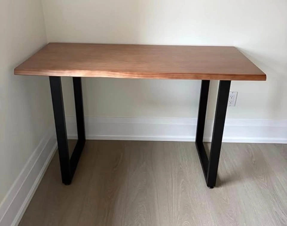 Solid Wood Desk 47in – Computer Desk / Small Dining - photo 4