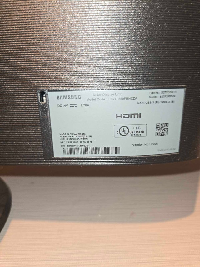 Dual 27" Monitors - Samsung Displays & Dell Dock - photo 2