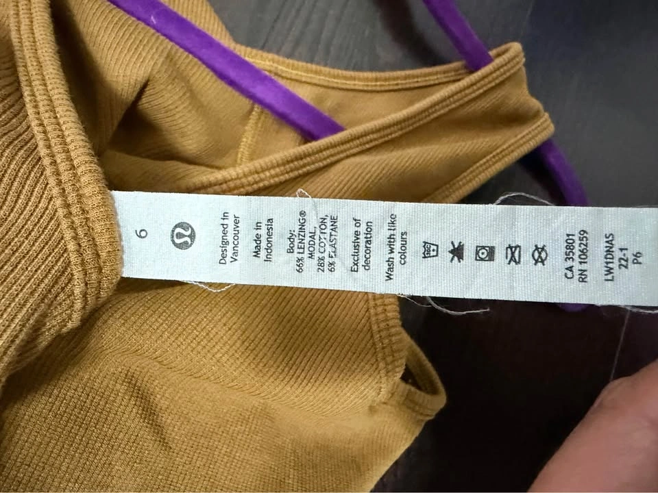 Lululemon Cotton Modal Dress sz 6 - photo 5