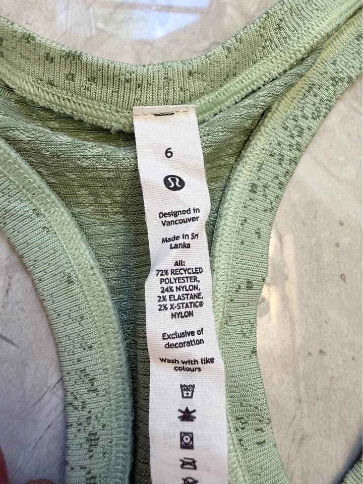 Lululemon Swiftly Tech Racerback Tank Top sz 6 - photo 4