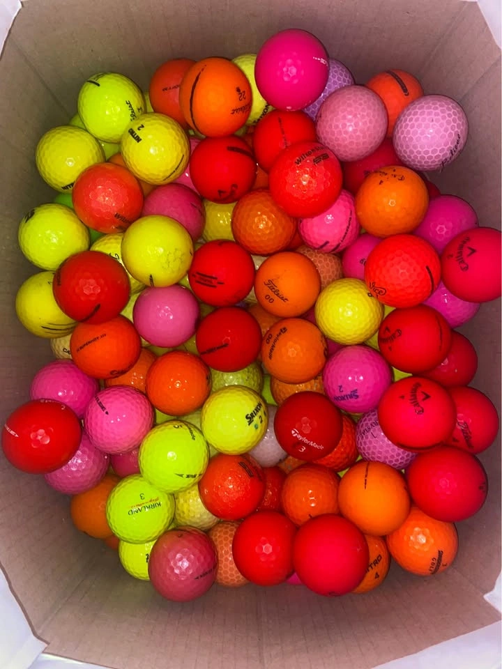 Premium Colored Golf Balls - Neon Pink Yellow Green - Markham - photo 3