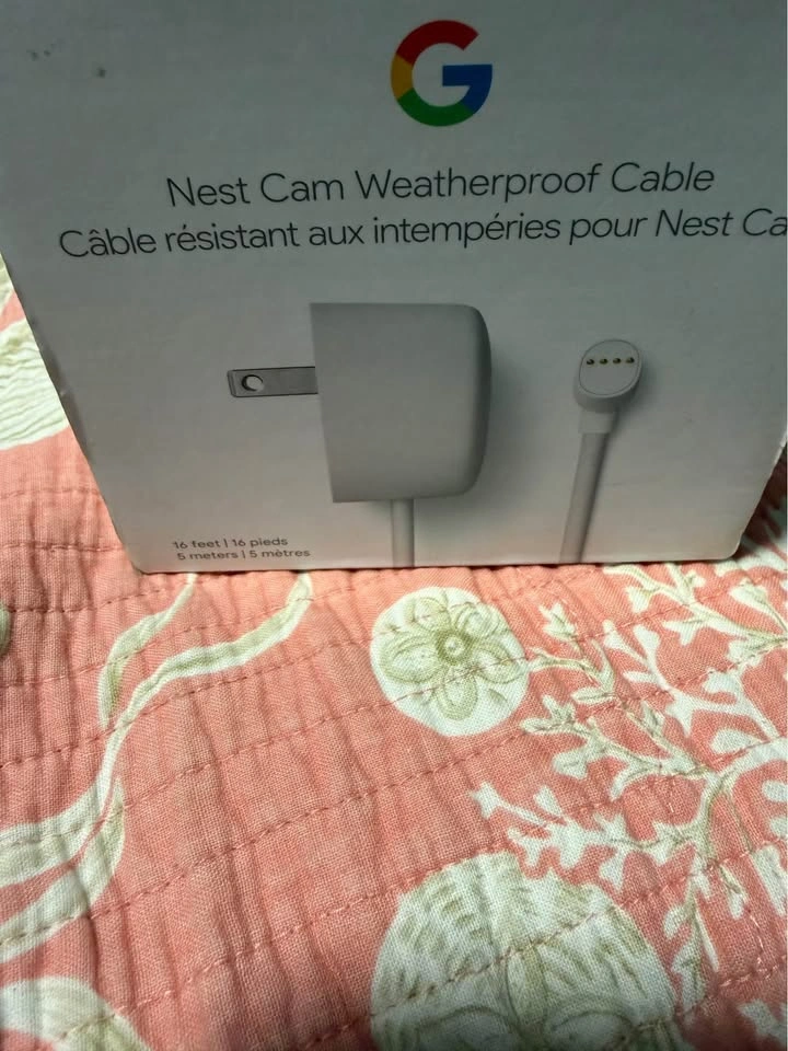 Google Nest Cam weatherproof cable 16 ft - photo 2