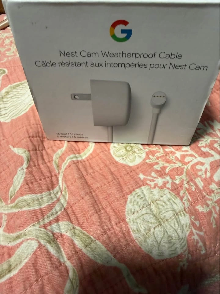 Google Nest Cam weatherproof cable 16 ft - photo 3