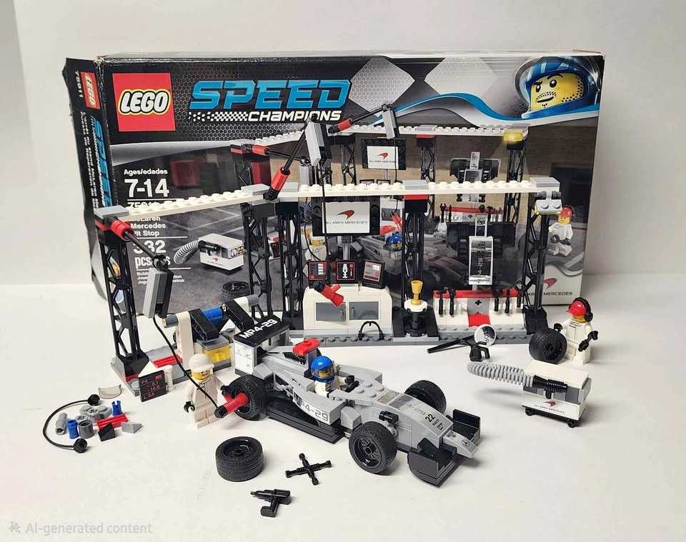 Lego Speed Champions 75911 Mercedes McLaren Pit Lewis Hamilton