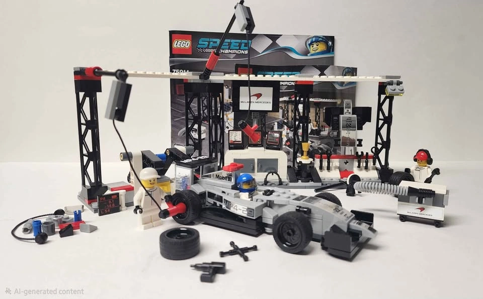 Lego Speed Champions 75911 Mercedes McLaren Pit Lewis Hamilton - photo 2
