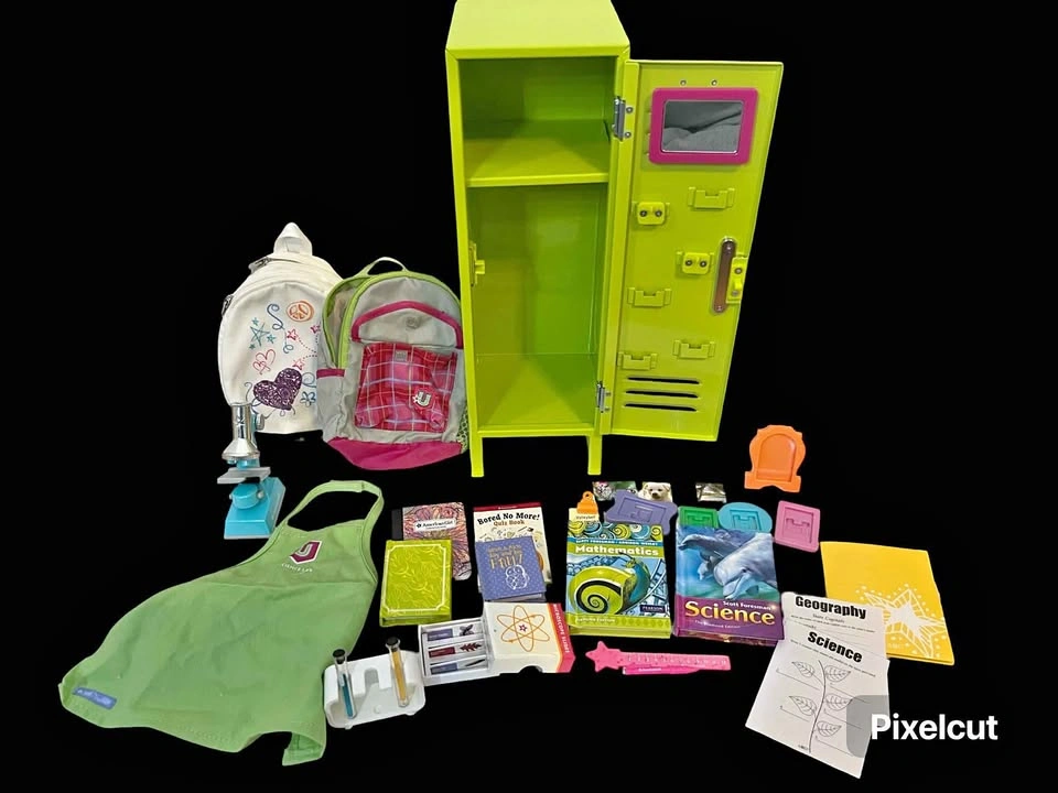 American Girl Doll school locker set