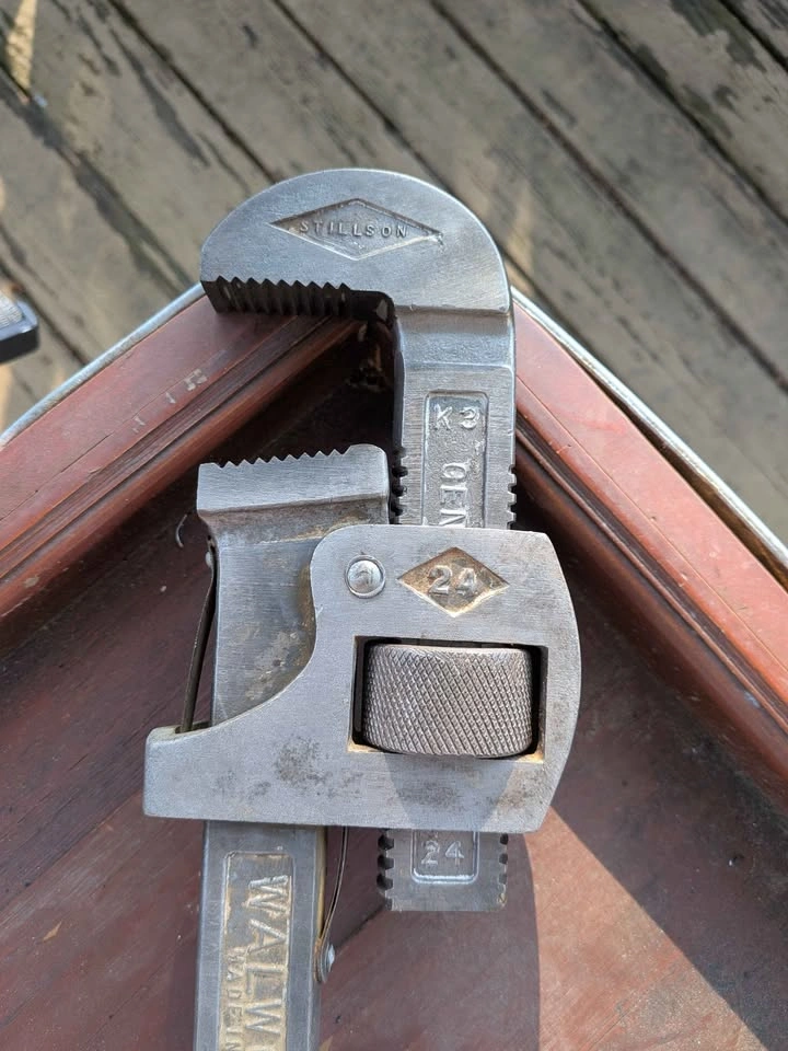 VINTAGE Walworth Stillson Pipe Wrench #24 - photo 5