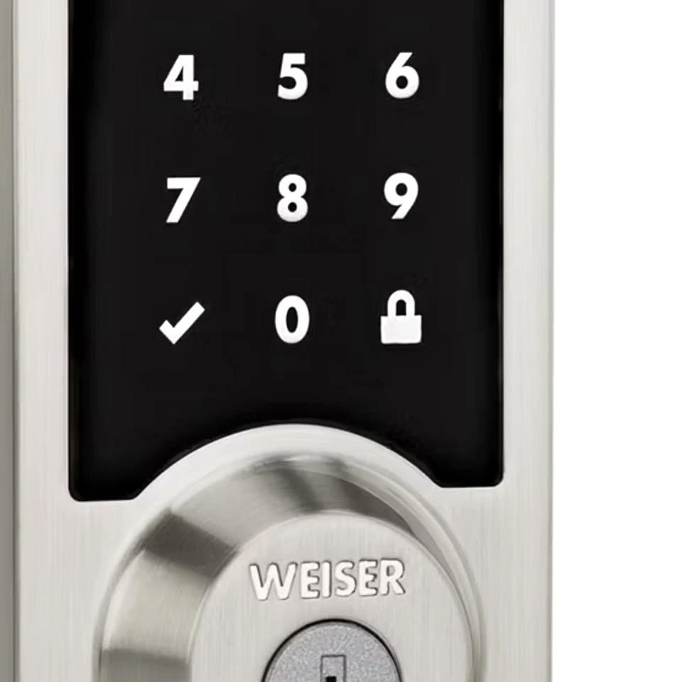 Weiser HomeConnect 10 Touchscreen Smart Lock – Satin Nickel