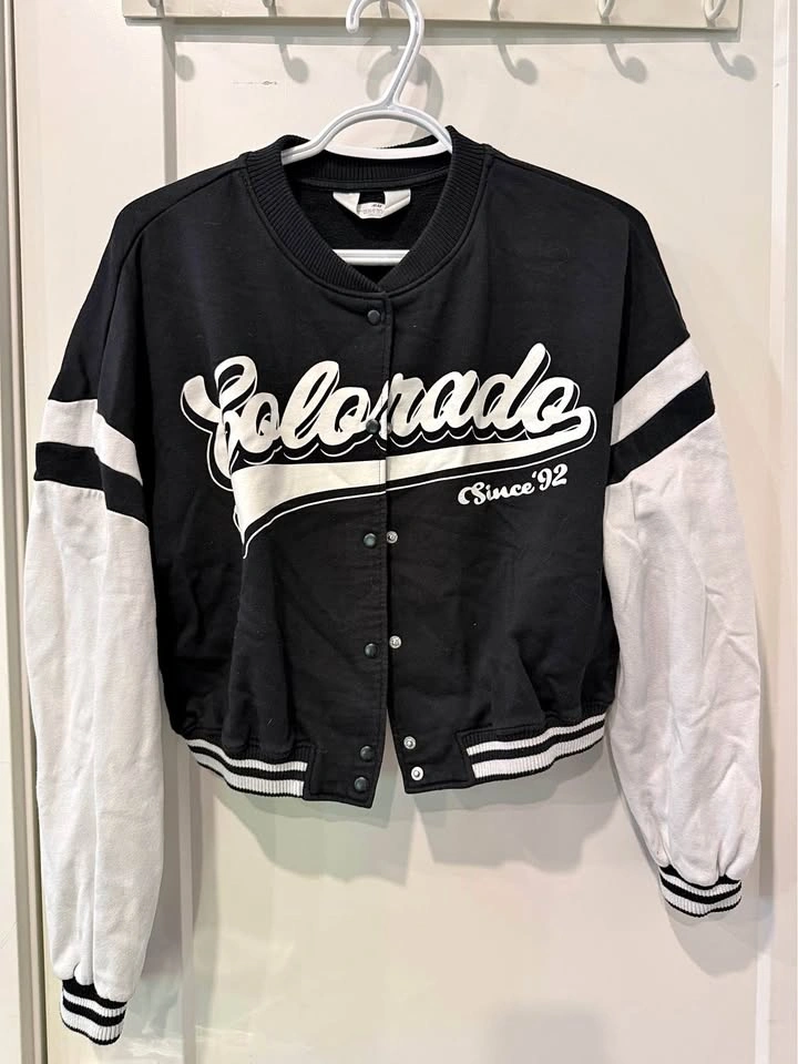 H&M Colorado Varsity Jacket Girls Size 12-14