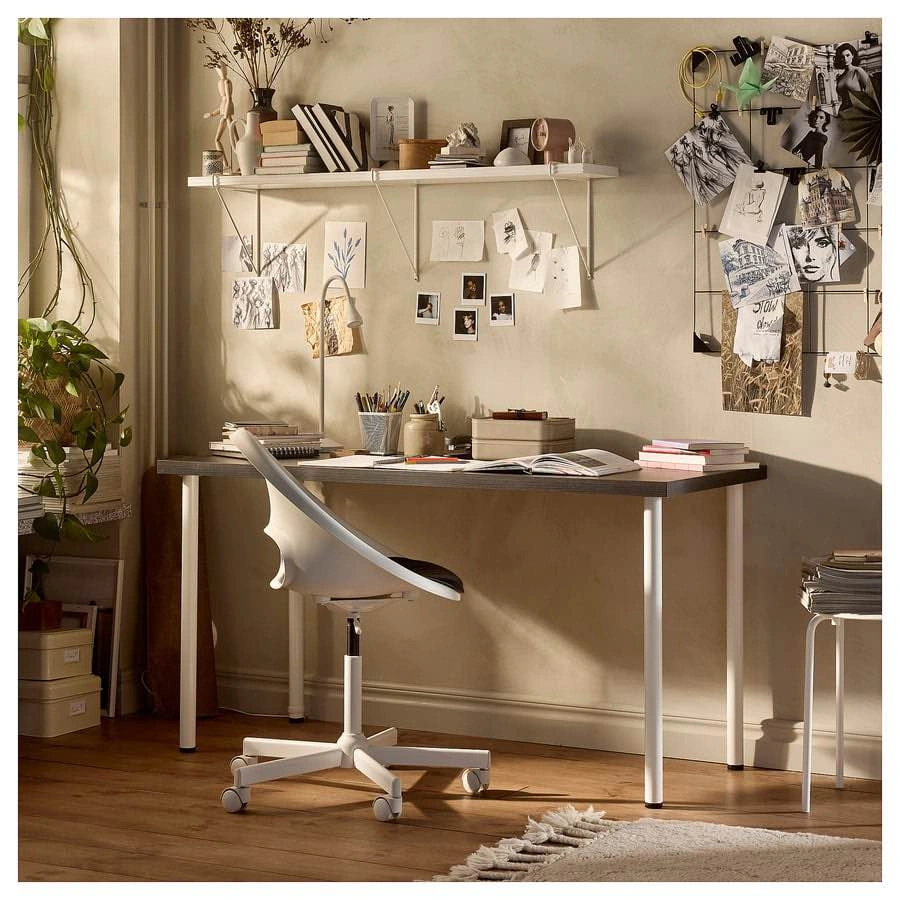 IKEA LAGKAPTEN / ADILS, 140cm × 60cm Desk/Table - photo 2