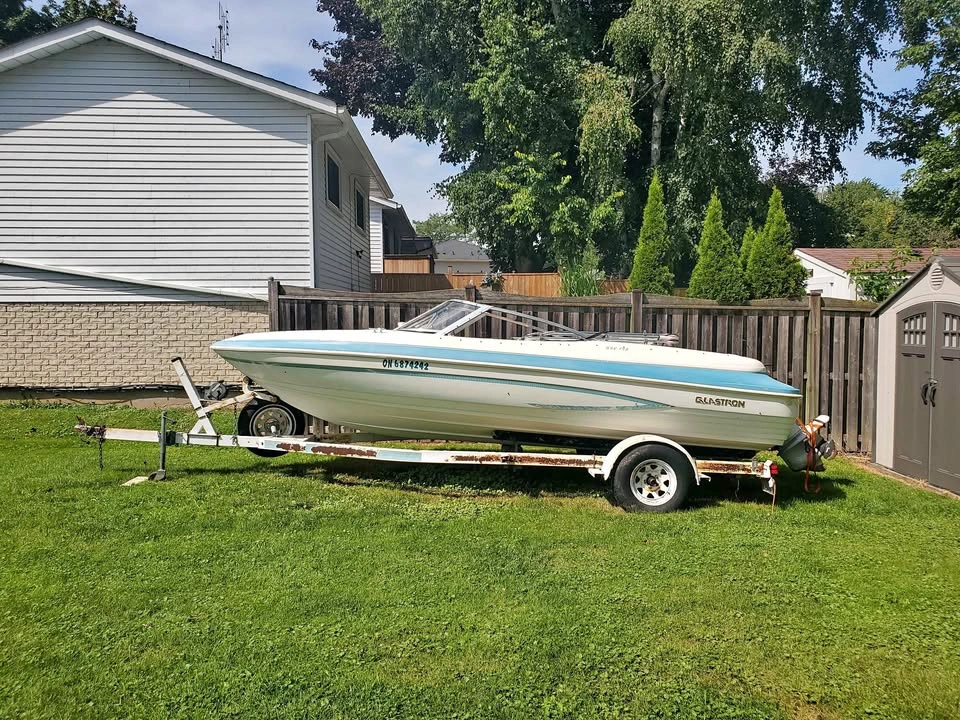 Boat and trailer