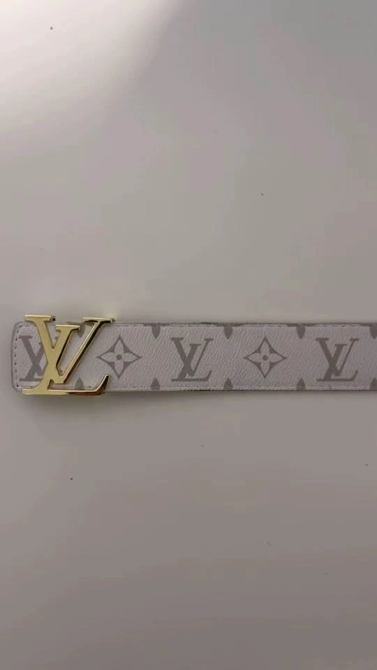 White LV belt ($35) - photo 2