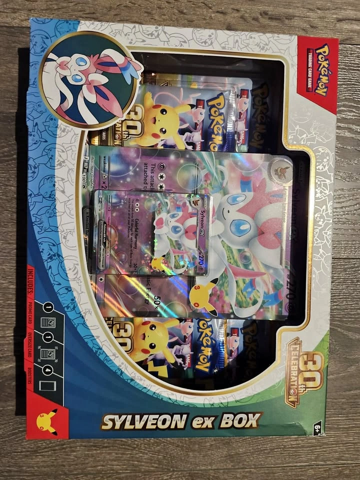 Sylveon EX Box Pokemon 30th Anniversary Celebration Collection