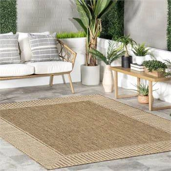 New RUGS USA ALEGRE 9.5'X12' Bordered Area Rug - Tan - photo 3