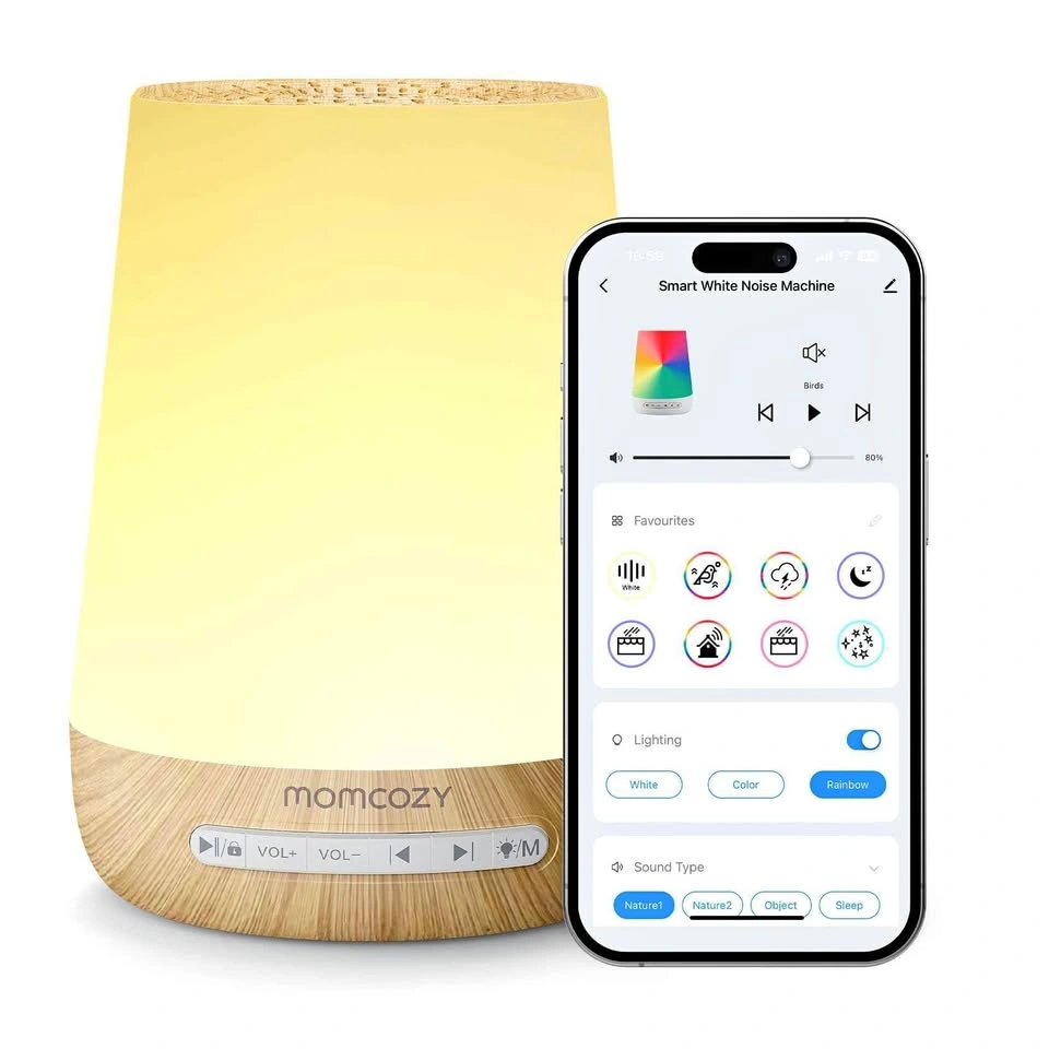 New Momcozy Baby Sound Machine with Night Light