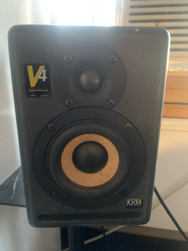 KRK V4 studio monitors (read description ) - photo 4