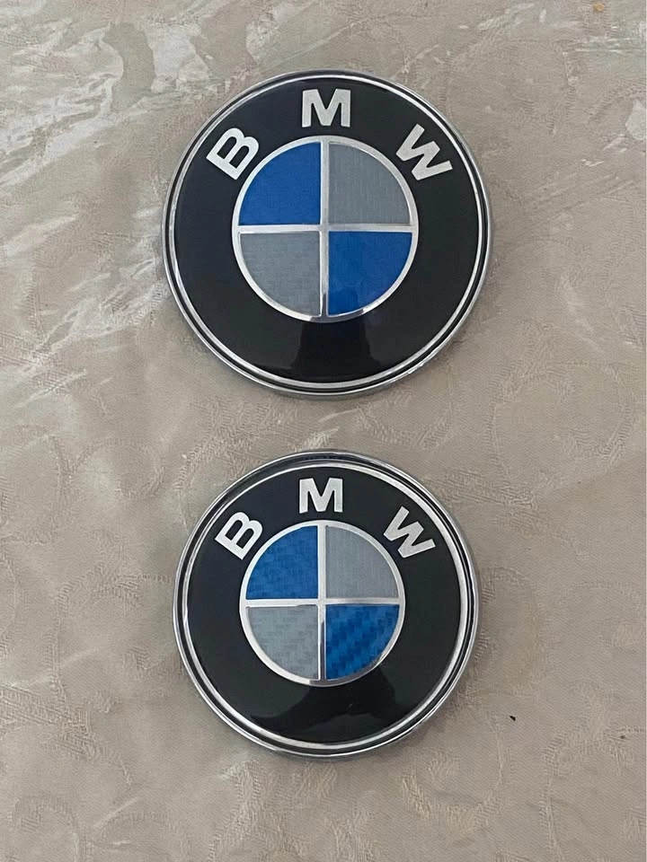 BMW emblem carbon fiber logo - photo 3