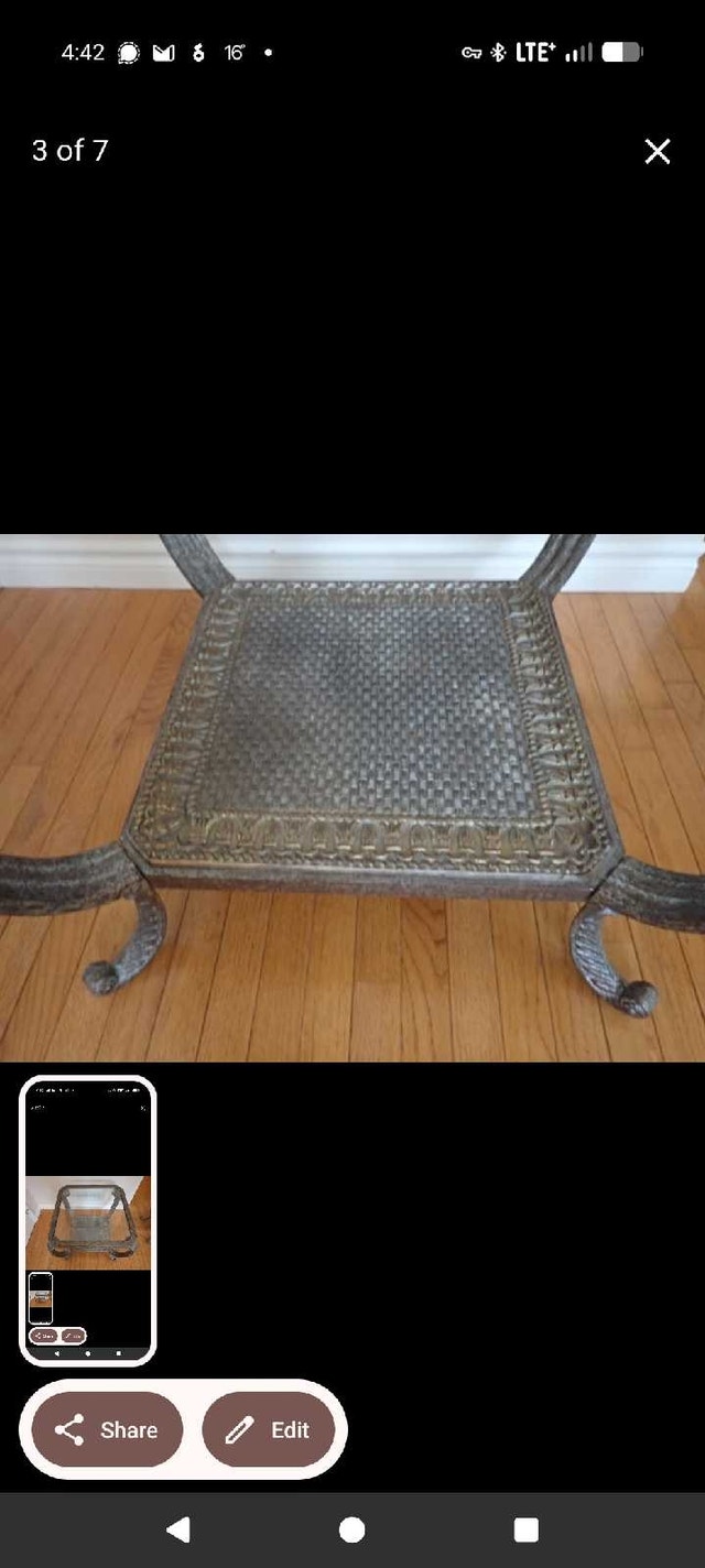 Set of glass and metal tables (barter/trade) - photo 3
